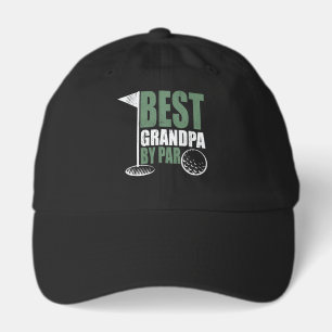 Cool best Grandpa par Golf word art Hat