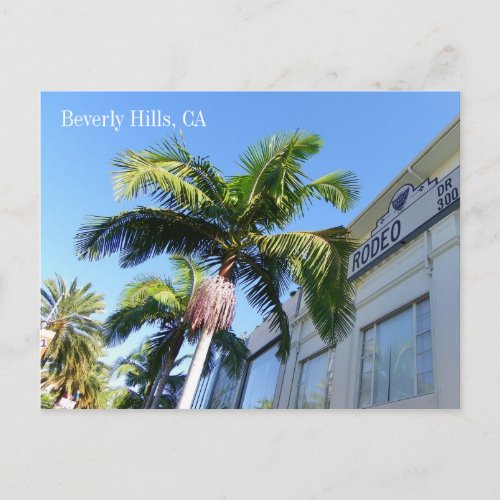 Cool Beverly Hills Postcard Postcard