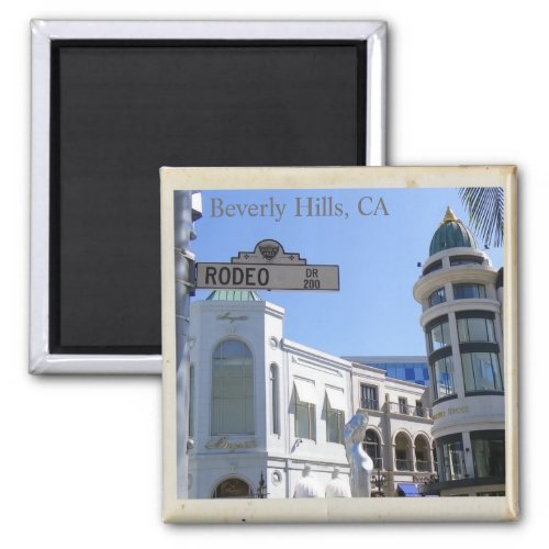 Cool Beverly Hills Rodeo Dr Magnet Magnet