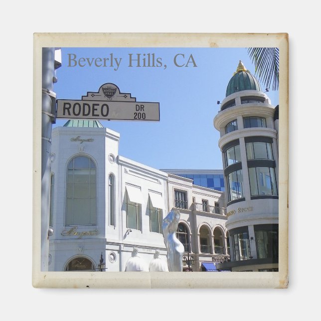 Cool Beverly Hills, Rodeo Dr. Magnet! Magnet (Front)
