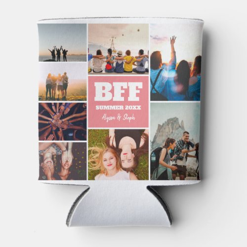 Cool BFF summer script 8 photos collage grid Can Cooler