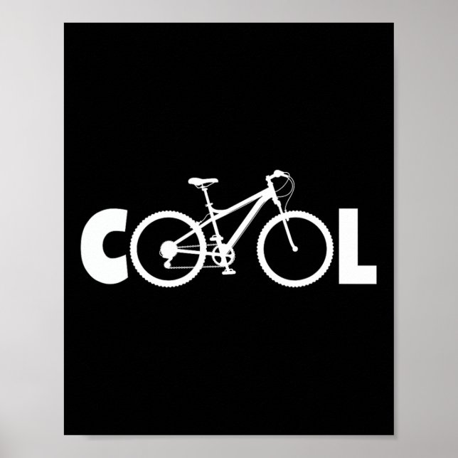 Cool Bicycle Mountain Biking  Poster (Front)