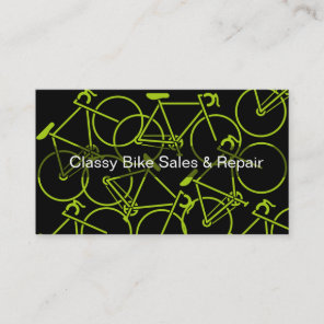 Cool Bicycle Theme Business Cards