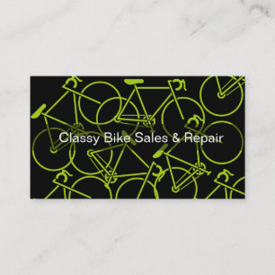 Cool Bicycle Theme Business Cards