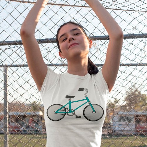 Cool Bicycle Womens T_Shirt