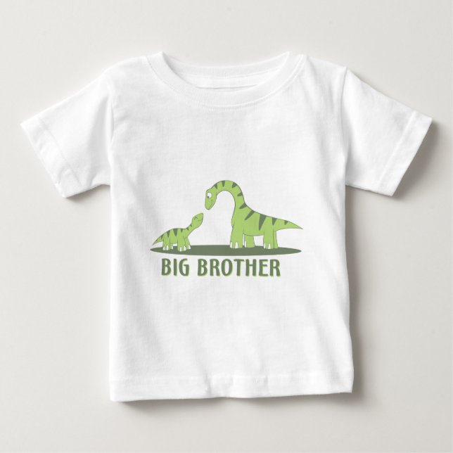 Cool Big Brother Shirt - Dinosaur Theme (Front)