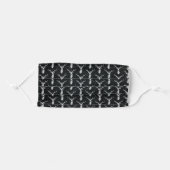 Cool Big Buck Deer and Diamond Plate Men's Adult Cloth Face Mask (Front, Folded)