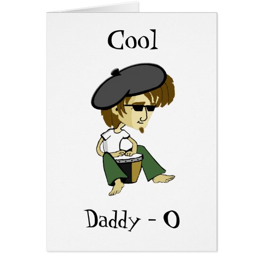 Cool Big Daddy-O Beatniks Cards (Front)