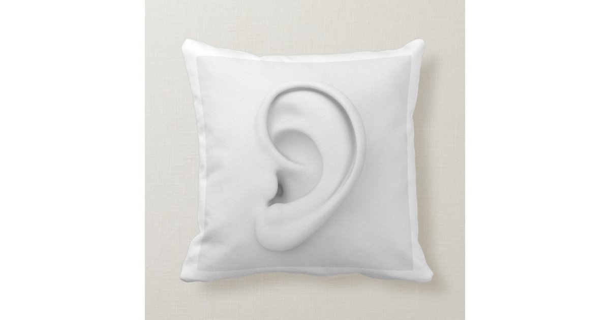 pillow with ear hole