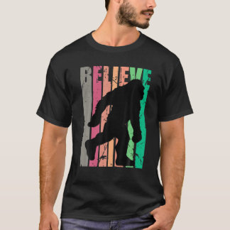 Cool Bigfoot Believe Motivational Abominable Snowm T-Shirt
