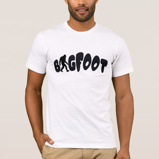 Cool Bigfoot Shirt - Sasquatch Funny Gift for Men (Front)