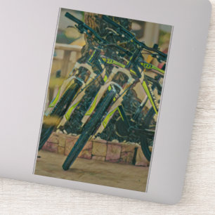 Cool bike artwork sticker