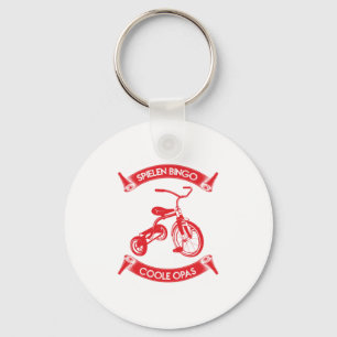 Cool Bike Design - Spielen Bingo Coole Opas Keychain