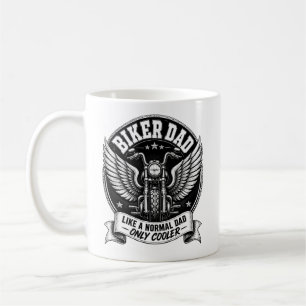 Cool Biker Dad Vintage Motorcycle Coffee Mug
