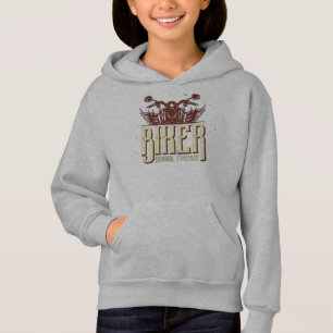 Cool Biker Design - Original Typeface Hoodie