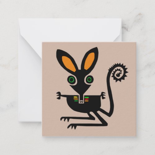 Cool  BILBY _Wildlife warrior _ Nature _ Ecology Note Card