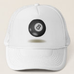 Cool Billiard Emblem Trucker Hat at Zazzle