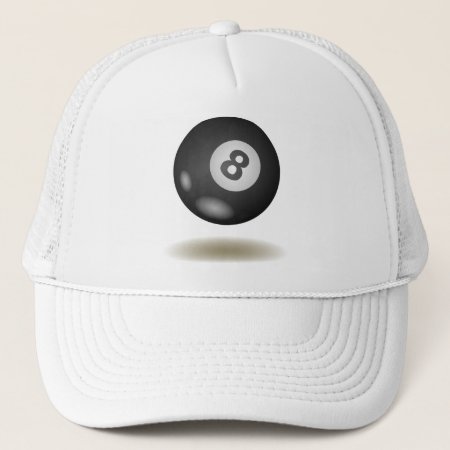 Cool Billiard Emblem Trucker Hat
