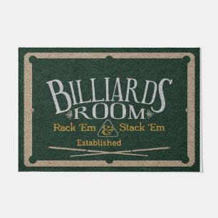 Cool Billiards Room Decoration, Trendy Gamer Doormat
