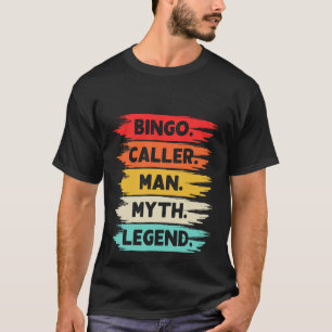 Cool Bingo Caller word art T-Shirt