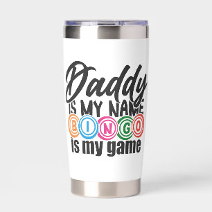 Cool Bingo Daddy word art Insulated Tumbler