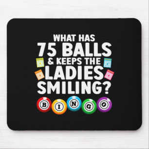 Cool Bingo Novelty For Men Women Bingo Lover Bingo Mouse Pad