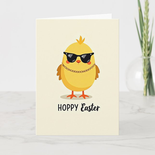 Cool Bird Easter Card (Front)