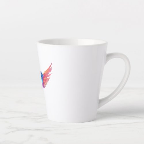 cool bird graphic design latte mug