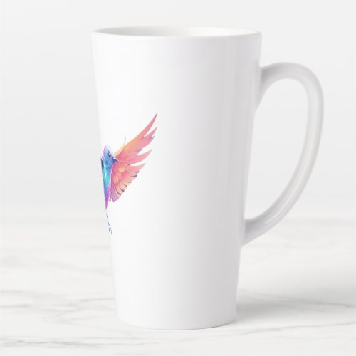 cool bird graphic design latte mug