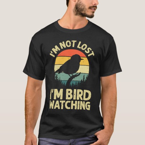 Cool Bird Watching Design For Men Women Bird Watch T_Shirt