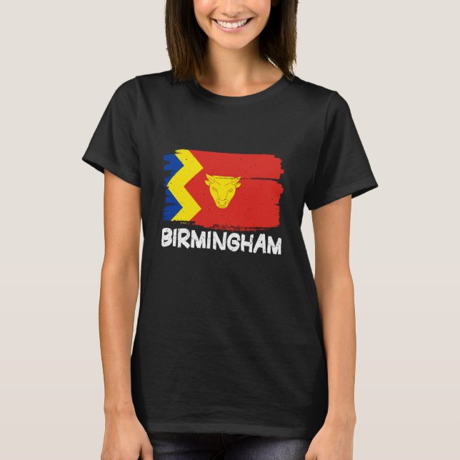 Cool Birmingham Flag T-Shirt (Front)