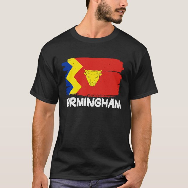 Cool Birmingham Flag T-Shirt (Front)