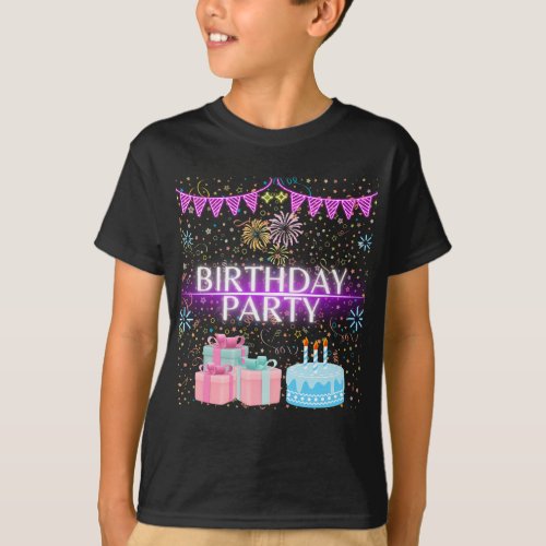 Cool Birthday Party T_Shirt