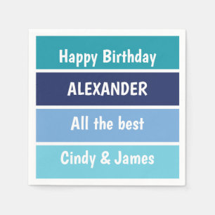 Cool Birthday Wishes  Napkins