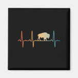Cool Bison Design For Men Women Kids Buffalo Bison Magnet