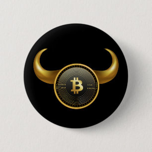 Cool Bitcoin Bull Market Black Button