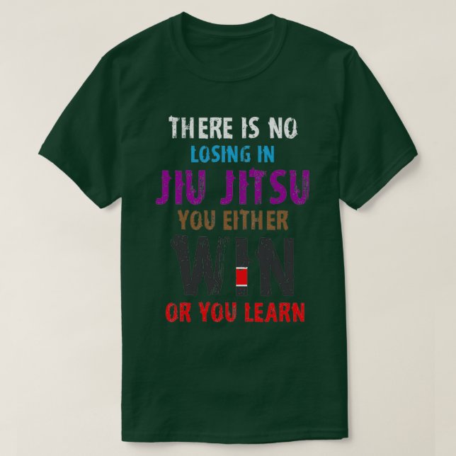Cool BJJ Jiu Jitsu Gift Martial Arts Lover MMA Gra T-Shirt (Design Front)