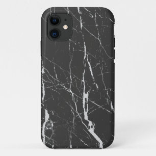 Cool Black And Light Gray Marble iPhone 11 Case