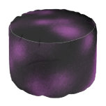 Cool Black And Purple Abstract Pattern Pouf at Zazzle