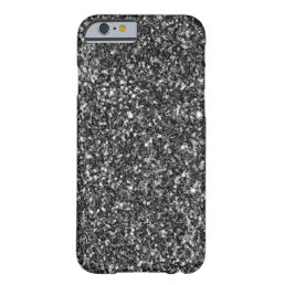 Cool Black And White Glitter Pattern Barely There iPhone 6 Case