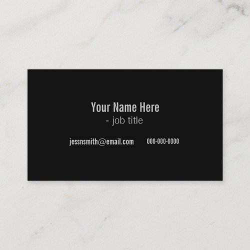 cool black and white modern profile cards business card templates