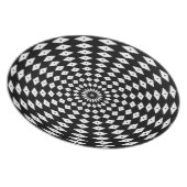 Cool Black and White Plate (Right Side)