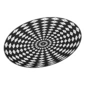 Cool Black and White Plate (Left Side)