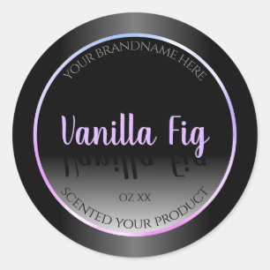 Cool Black and White Product Labels Luminous Frame