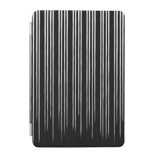 Cool Black and White Striped Pattern iPad Mini Cover