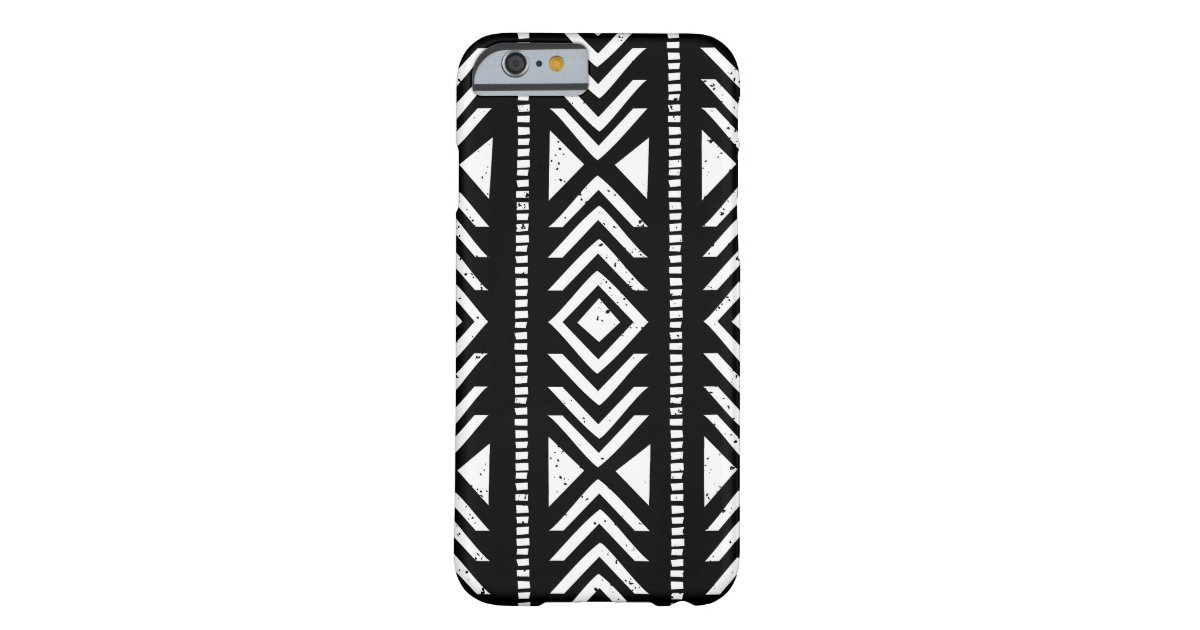 Cool Black And White Tribal Pattern Iphone 6 Case Zazzle Com