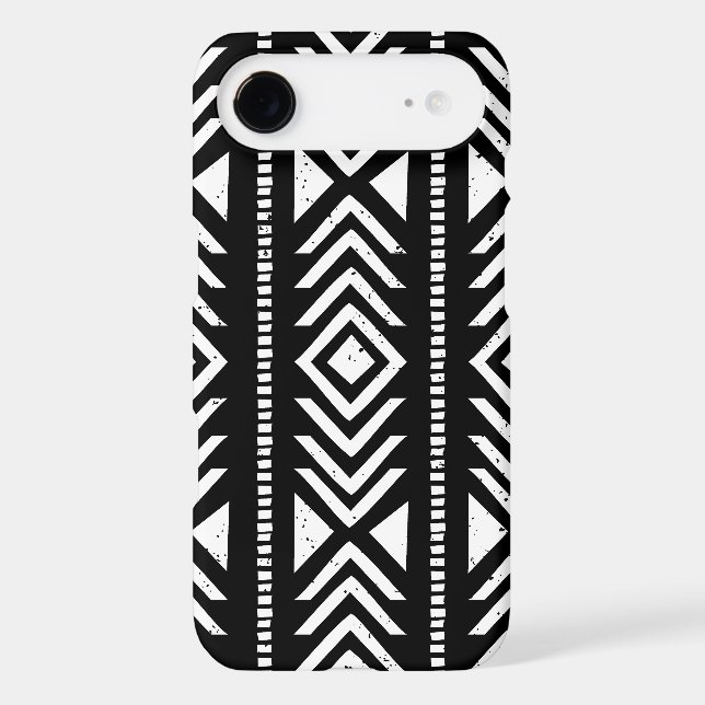 Cool Black and White Tribal Pattern iPhone 7 Case (Back)