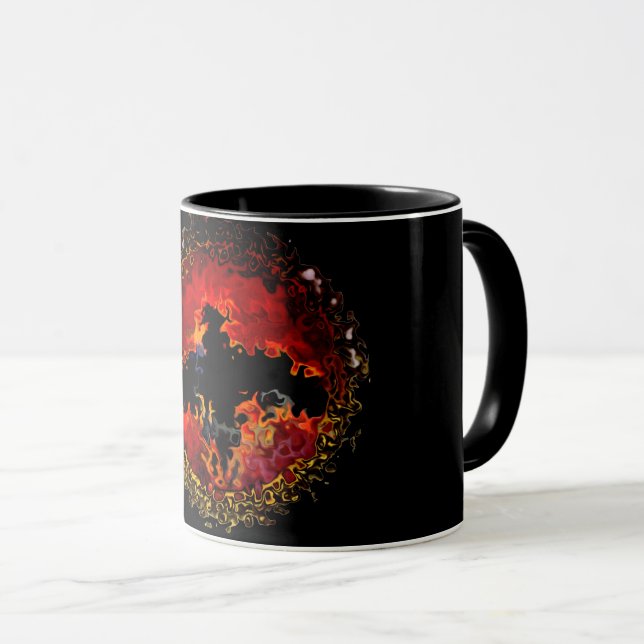 Cool Black Bat Mug (Front Right)