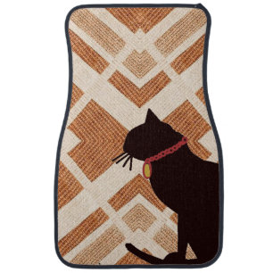  Cool Black Cat Car Mat