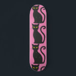 COOL BLACK CAT SKATEBOARDS<br><div class="desc">BLACK CAT PRINT SKATEBOARD</div>